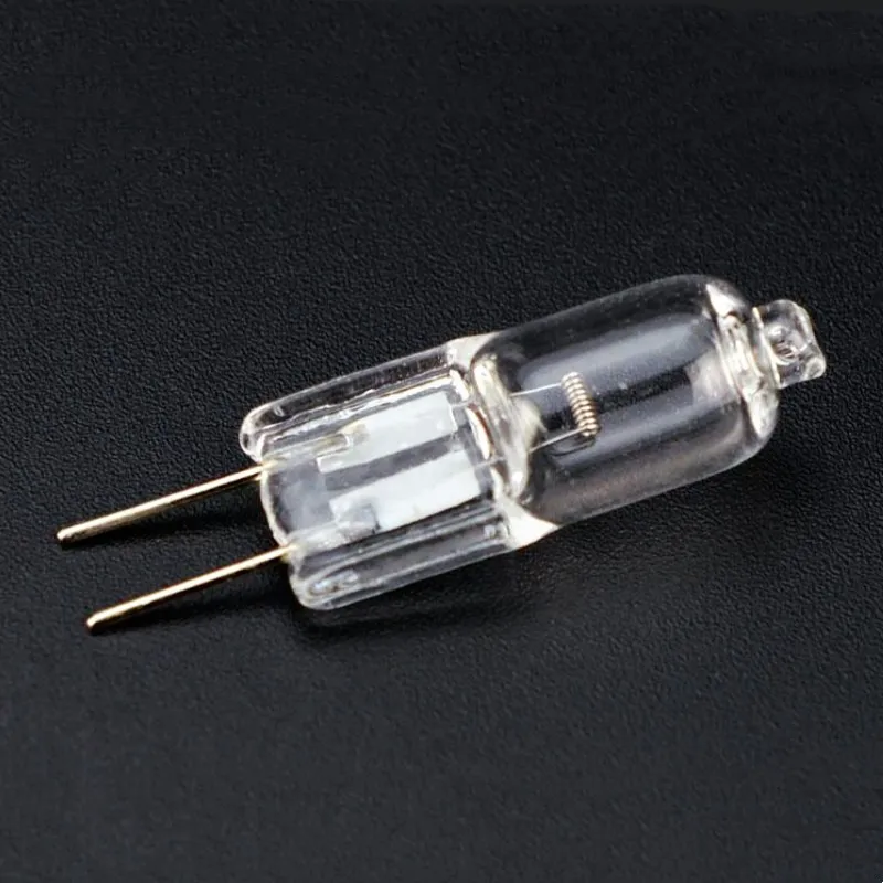 Microscope Lamp 10 PCS 6V G4 Halogen Lamp Bulb Beads 5W 10W 15W 20W 25W 30W Microscope Accessory microscope lamp