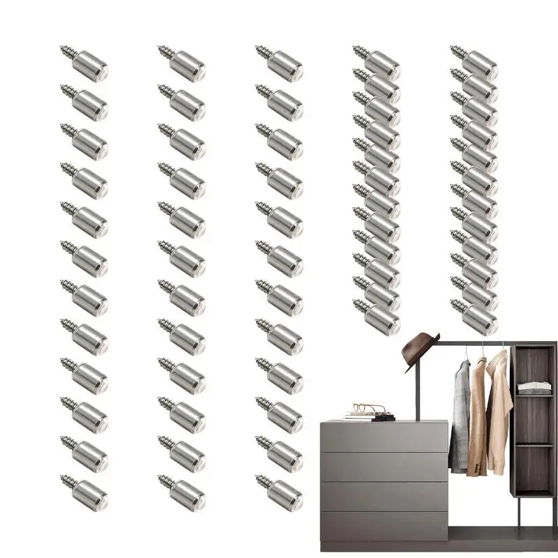 Viti Autoperforanti 50 Pezzi Viti Autofilettanti Vite Antiruggine Manicotto Antipolvere Placcatura A Lunga Durata Trattamento Attrito-Potenziamento Pe