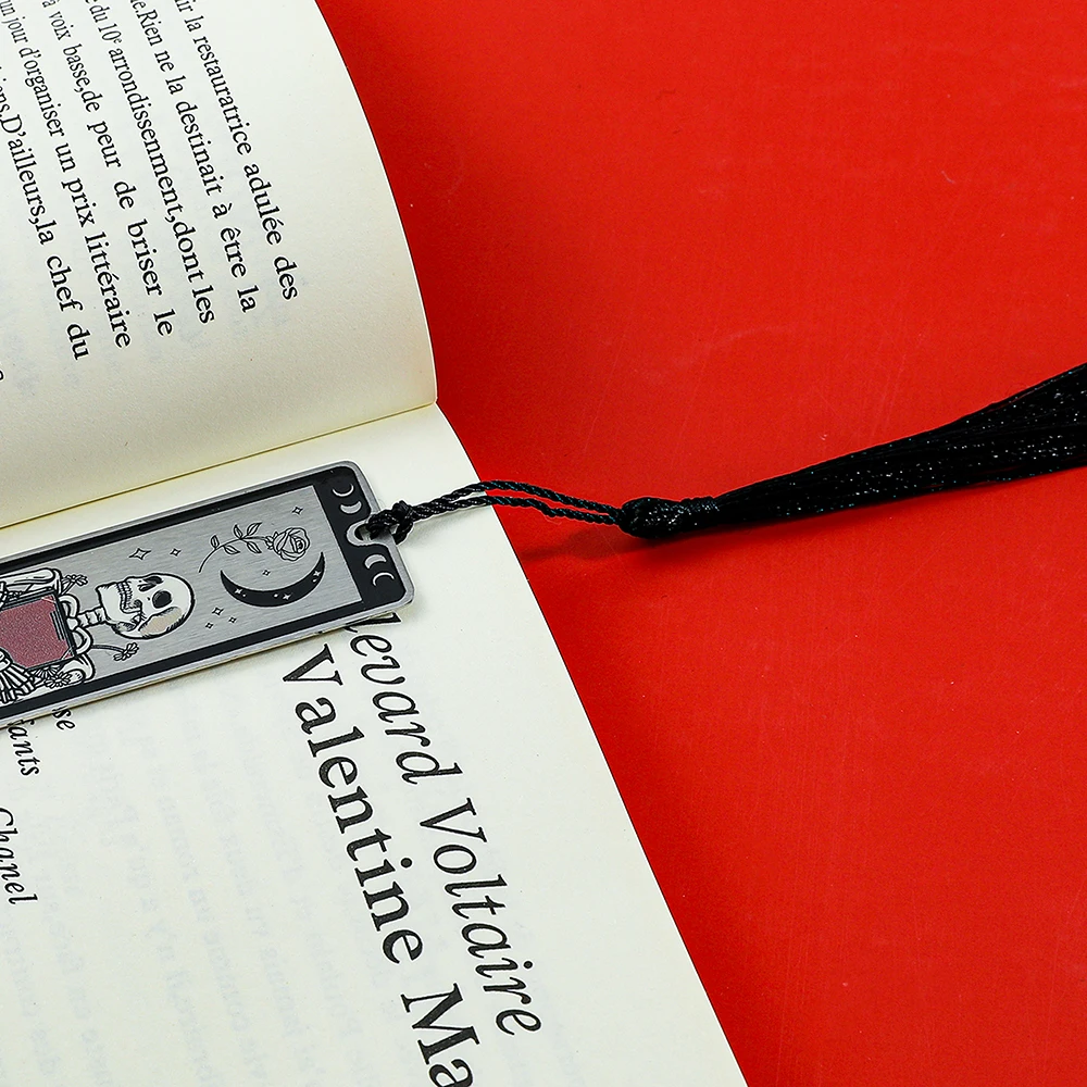 1pc Innovative Stainless Steel Bookmarks For Bookworms Book Lovers Women Gift
