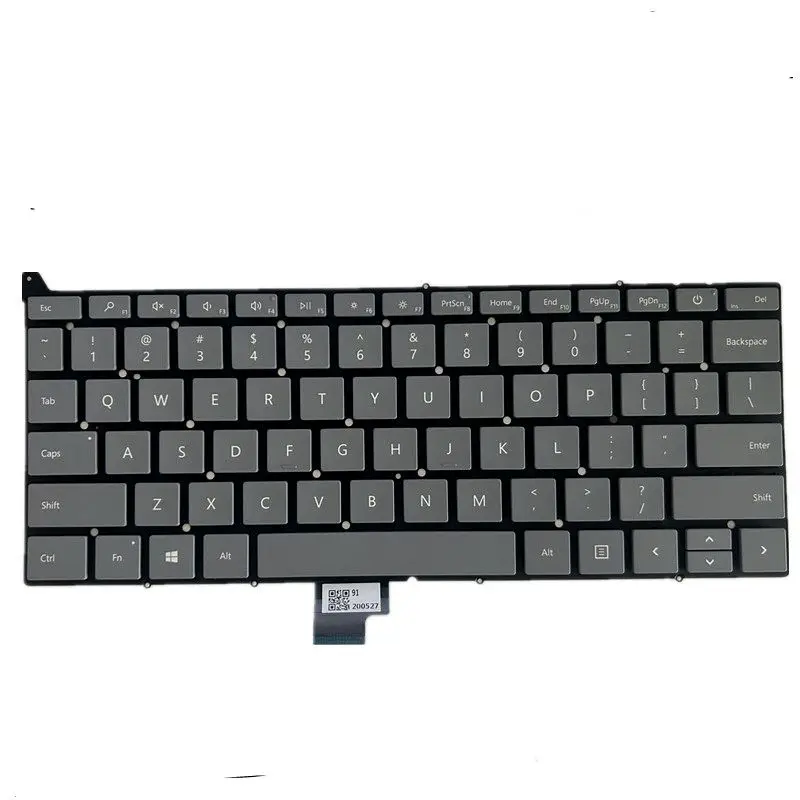 

New US English Keyboard For Microsoft Surface Laptop Go 1943 12.4" 9Z.NJ0PQ.201 Gray