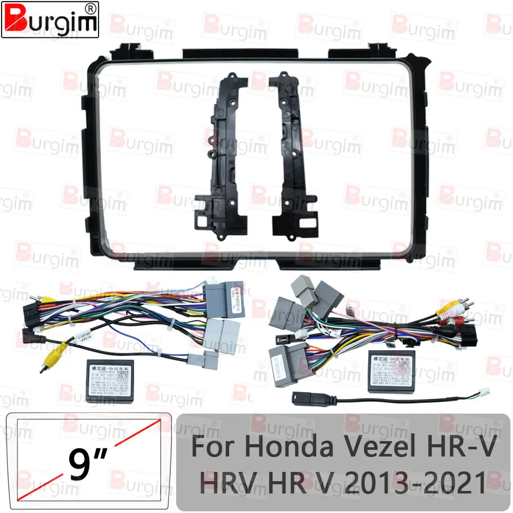 Auto Einstiegsleisten Kohlefaser Für Honda HR-V 2013-2021 | 4-teilig Set Mit 3M Kleber