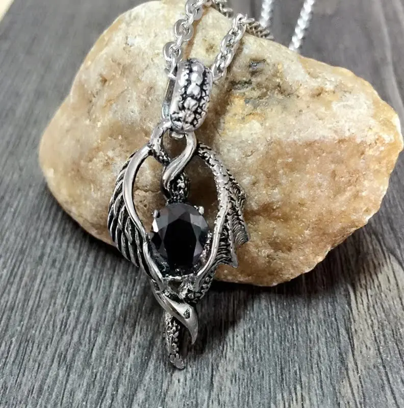 

Мужская цепочка с кулоном «ангельские крылья» из нержавеющей стали