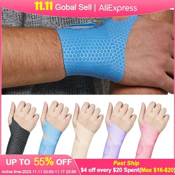 조정 가능한 안전 손목 지지 브레이서, 체육관 스포츠 손목 밴드, 손목 보호대, 통기성 부상 랩 밴드 스트랩, 1 개