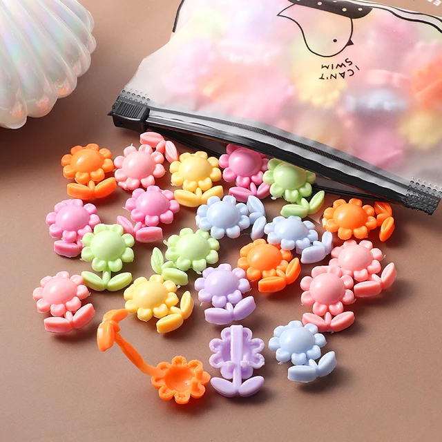 40Pcs Girls Colorful Hair Clips Flower Star Mickey Cute Small Hair Claws Kids Sweet Hairpins Cartoons Fashion Hair Accessories style-54