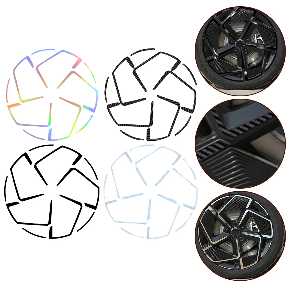 

4PCS For BYD For SEAL EV 2023 Wheel Hub Stickers PVC Prevent Dirt Decals Fashionable DIY Auto Exterior Decorative Accessories