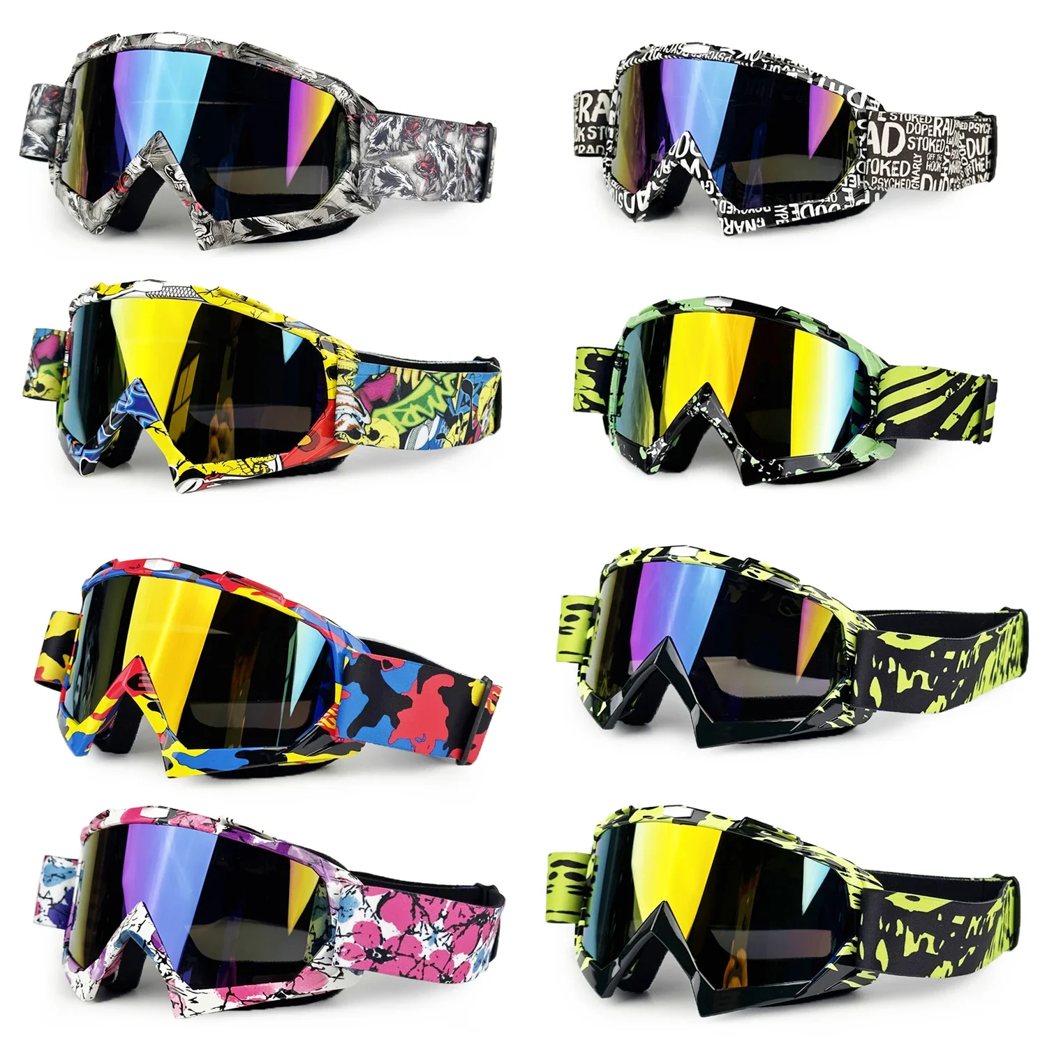 

Hot Motorcycle Goggles for Men Motocross Sunglasses Safety Protective MX Night Vision Helmet Motocross Goggles Driving Glasses