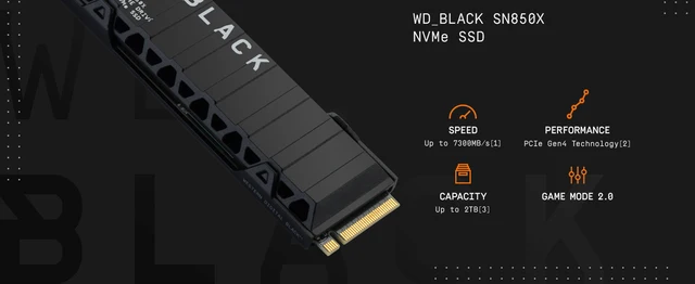 WD_BLACK SN850X NVMe Internal Gaming SSD Solid State Drive with Heatsink  Work with Playstation Gen4 PCIe M.2 2280 for PC Mac - AliExpress