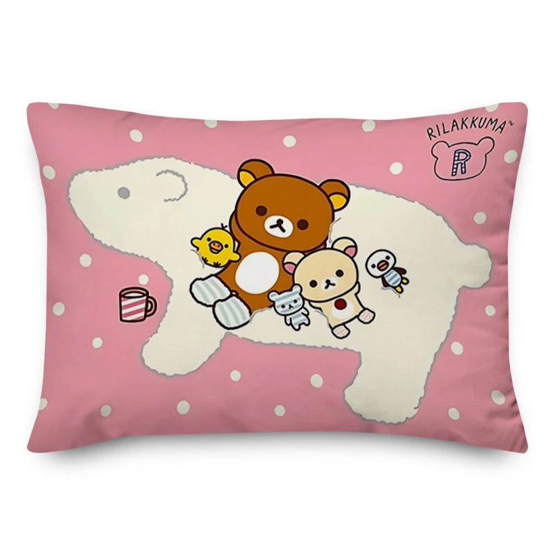 Rilakkumas Body Pillow Cover Decorative Cushion Decorative Pillows Covers for Bed Pillows Cushions Home Decor Pillowcase Sofa 3