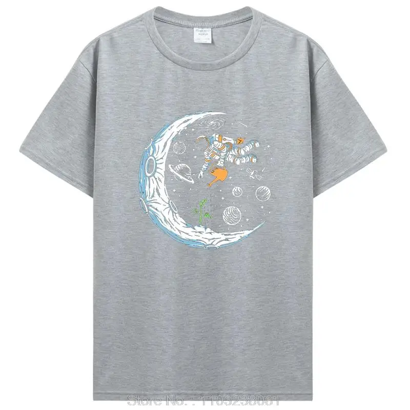 T-shirt da uomo con stampa astronauta in 100% cotone_voghion.com