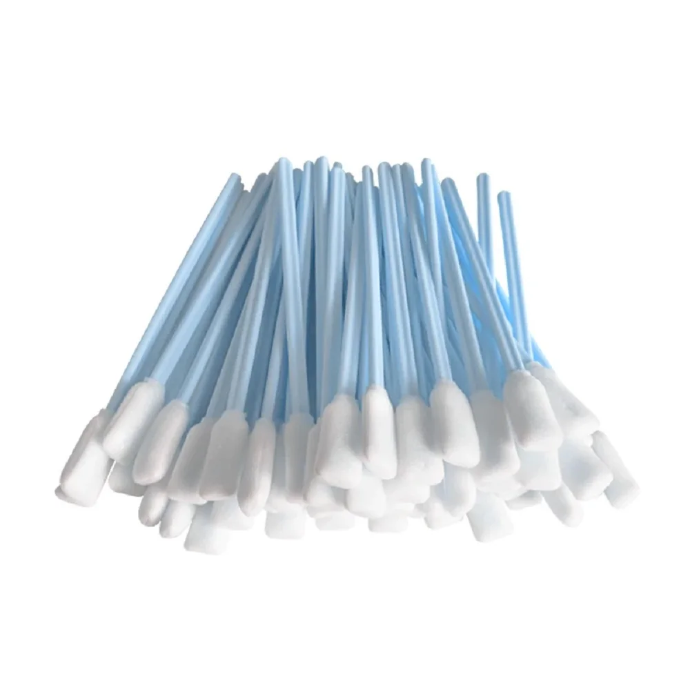 50Pcs ESD 린트 프리 스폰지 면봉 클린룸 폼 면봉 잉크젯 프린터 청소 도구 TX712A 용 직사각형 프린트 헤드 청소 스틱