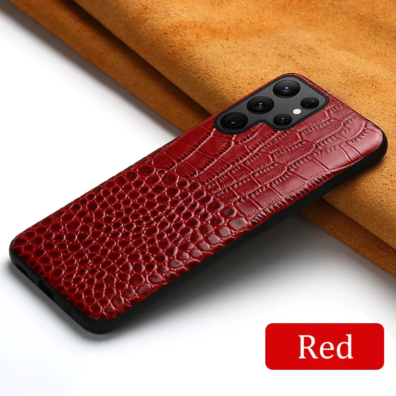 Premium Genuine Leather Phone Case - Elegant & Durable Protector Back Cover