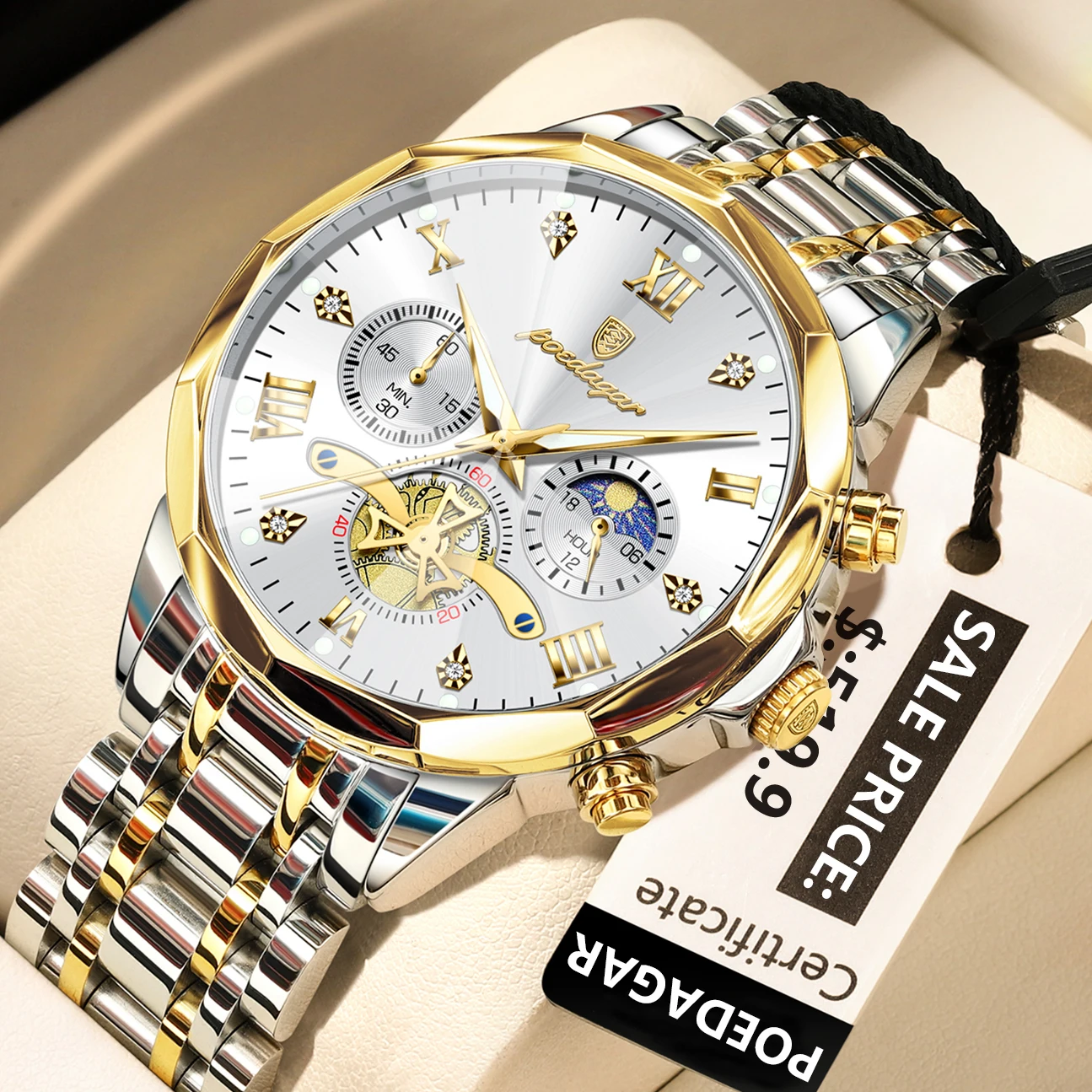 938 Gold Gold White