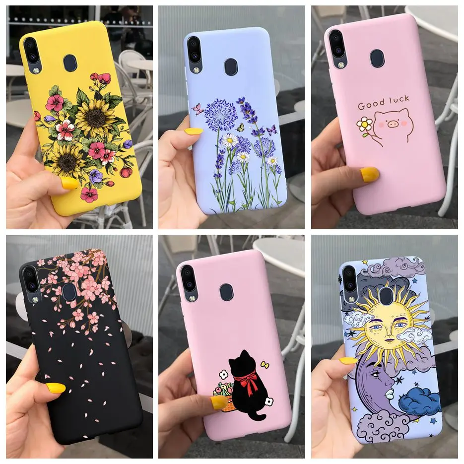 Stylish Cartoon Sunflower Soft Silicone Phone Back Cover