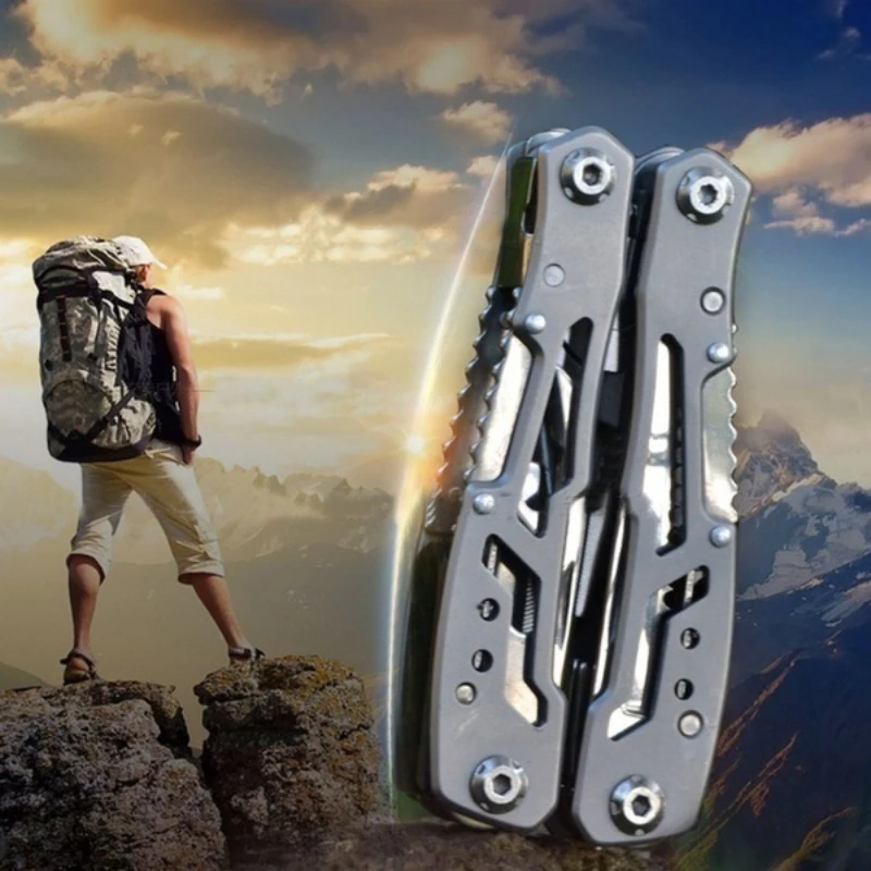 Multi Function Tool Creative 15 IN 1 Multi Tools Folding Pliers Camping Outdoor Survival with Nylon Bag