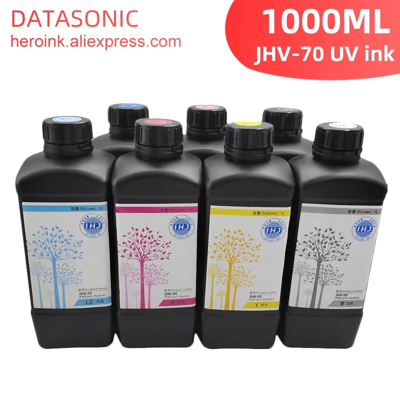 

1000ml UV ink JHV-70 Compatible for Toshiba CE4 Ricoh G5 G6 UV printer hard uv ink CE2 CE4 CF3 CF3R CF1 Printhead Inkjet UV