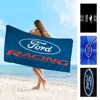 F-Ford mustang 50 Years Microfiber Printed Beach Towel Mountain Climbing Yoga Beach Swimming Running Absorbent Soft Towel 1