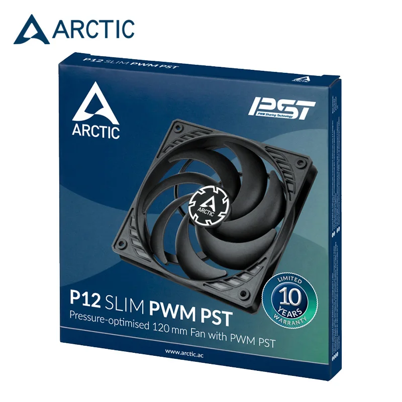 ARCTIC P12 SLIM PWM PST 120x120x15 мм 4-контактный бесшумный тонкий цепочке для фанатов
