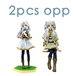 Frieren Anime Action Figure - Standing & Sitting Posture PVC Doll Toy Collection, Desktop Accessory Gift (2pcs opp)