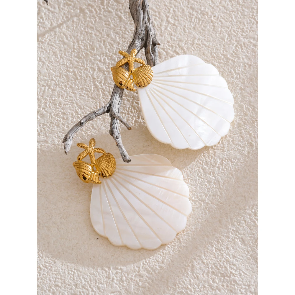 Yhpup Jewelry Summer Beach Daily Women Stainless Steel