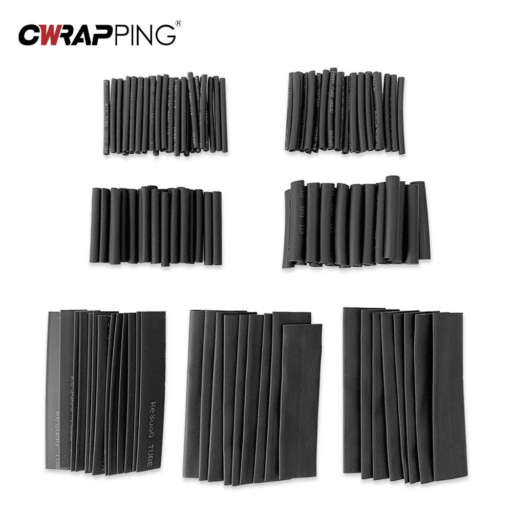 Wirefy Heat Shrink Tubing Kit Electrical Connection Tube Cable Sleeves Wrap Assortment Electric Insulation Thermoresistant