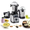 Professional 4-in-1 Juicer Mixer Grinder, Commercial-Grade 1400 Watt Motor, 120V, 3 Leakproof Jars, For Wet and D 1