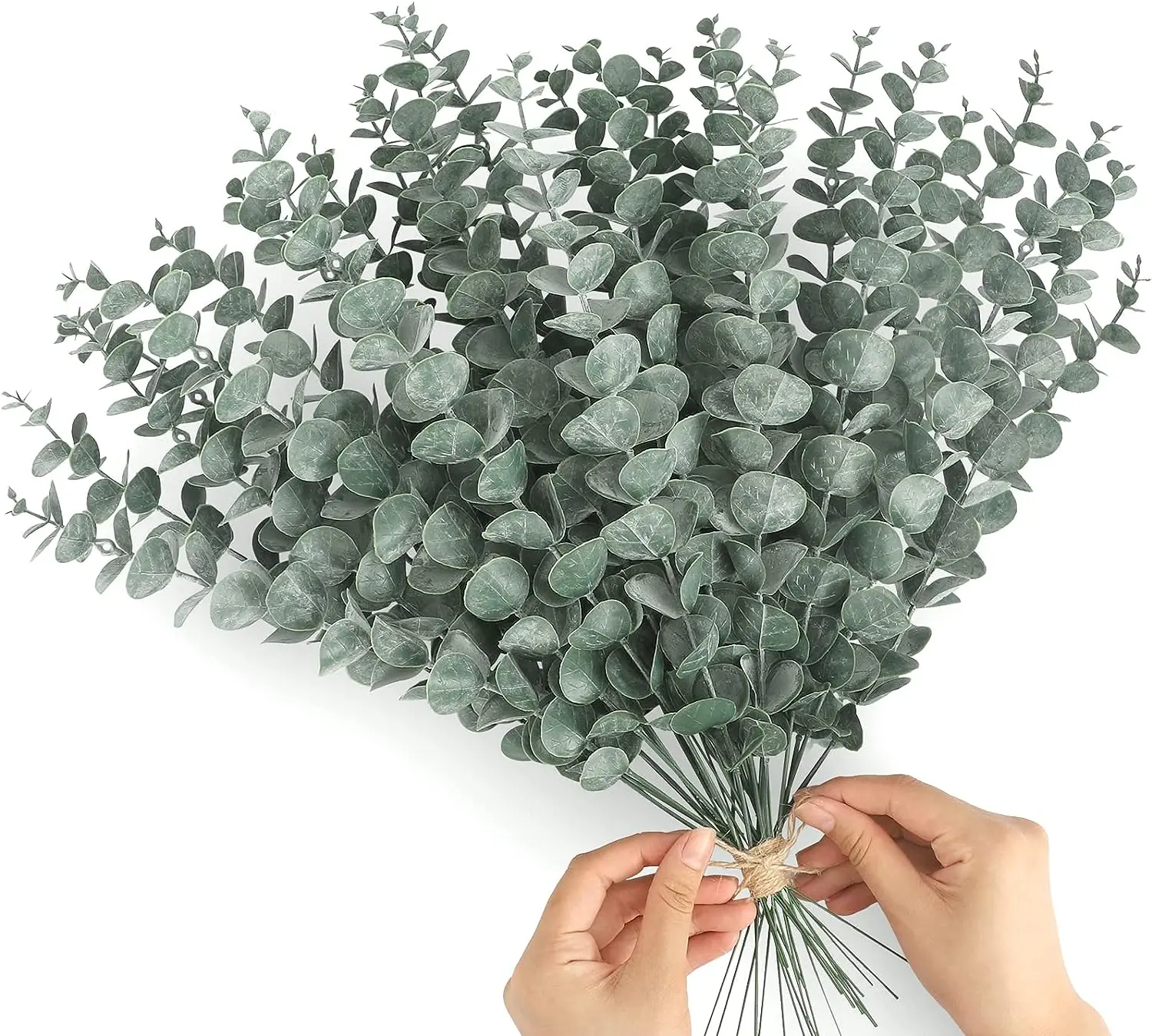 Lot De 5 Branches De Menthe Artificielle UniqKaliber - Décoration Maison, Mariage, Centre De Table
