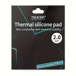 Enhanced Thermal Silicone Pad for Efficient Heat Dissipation (Thickness 2mm)