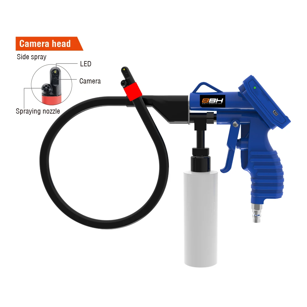 Advanced Steam Cleaner Heavy-Duty Car Washer Machine with Integrated Borescope for Thorough Auto Care