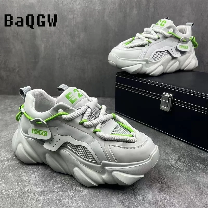 

Men Chunky Sneakers Casual Designer Running Shoes Fashion Non-slip Luxury Brand Shoes for Men Vulcanize Shoes Zapatos De Hombre