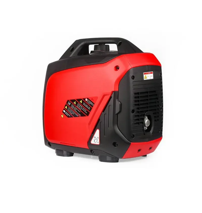 AC220V 80cc 4L 2kw Portable Silent Inverter Gasoline Generator,Hand Pull Start,Digital display,Outdoor Camping Power Supply