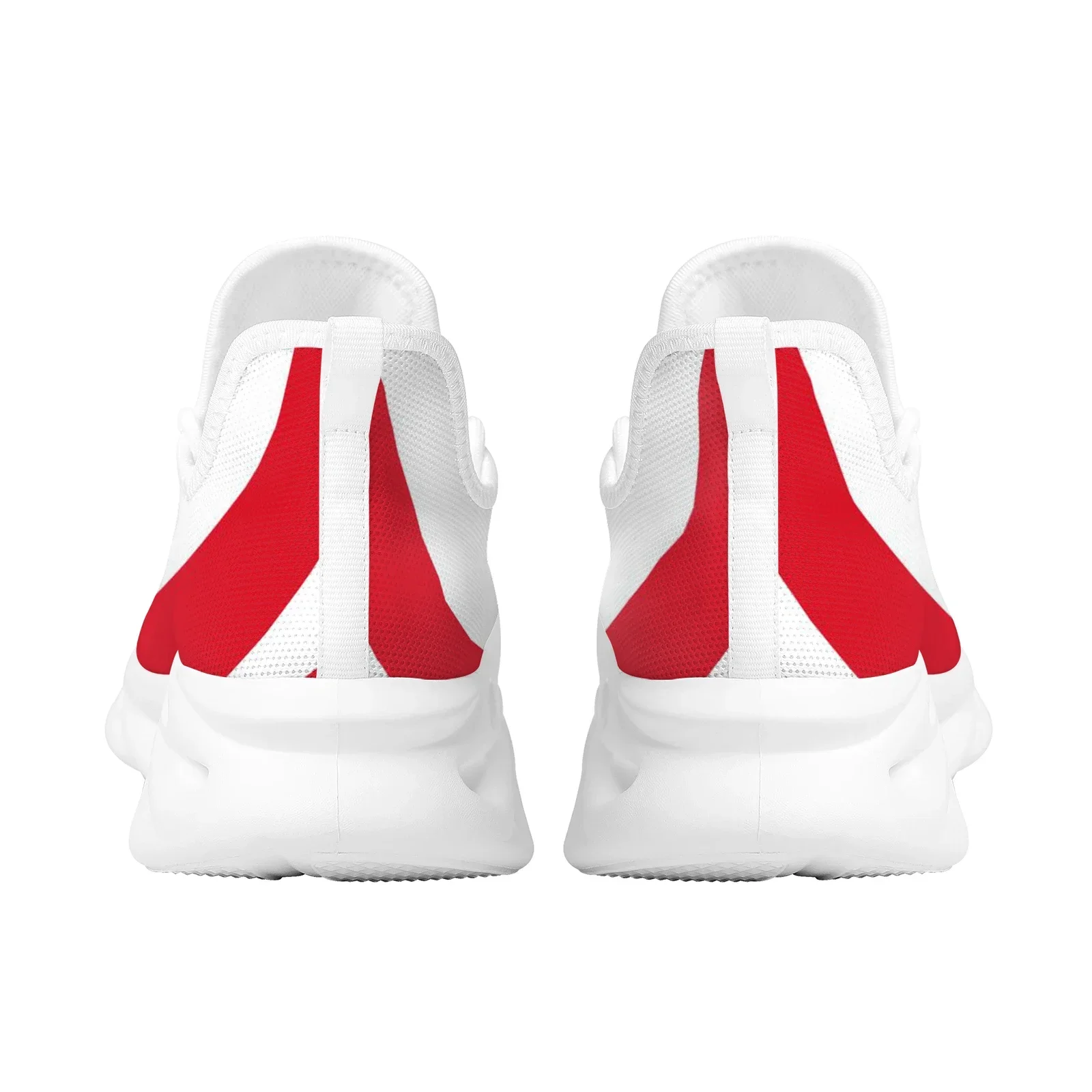 Peru Flag Printing Thick Sole Vulcanized Shoes Ladies Lightweight Casual Outdoor Sneakers Student Non-Slip Basketball Shoes