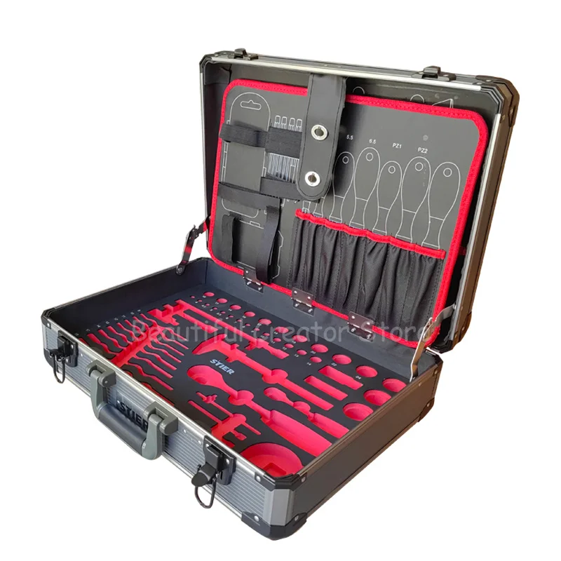 Multifunction Tool Box Large Aluminum Tool Case Waterproof Tool Box Empty  Tool Box Organizer Box Multi-Layers Portable Toolbox - AliExpress