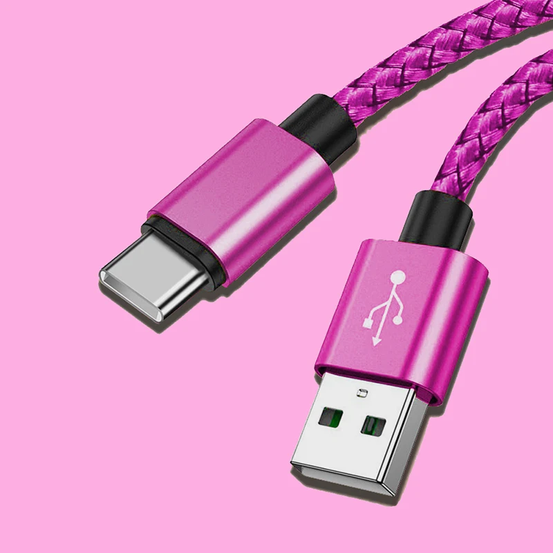 Premium USB A to Type C Nylon Fast Charging Cable