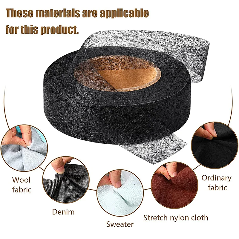 Self-Adhesive Tape for Pants No Sew Hemming Quick Iron on Pants Hem  Clothing Tape Iron Fabric Tape for Hemming DIY Sewing Fabric - AliExpress