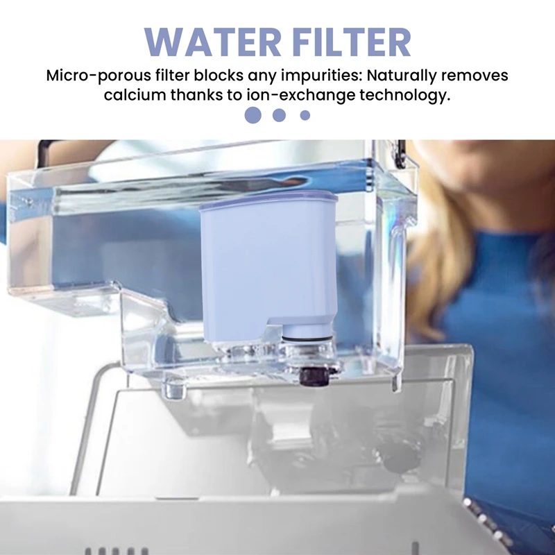 2 Sets CMF009 Coffee Machine Water Filter Replacement for Philips Saeco AquaClean Filters Descaling CA6903/10/00/01/22/47 CMF009 water filter coffee maker water filter