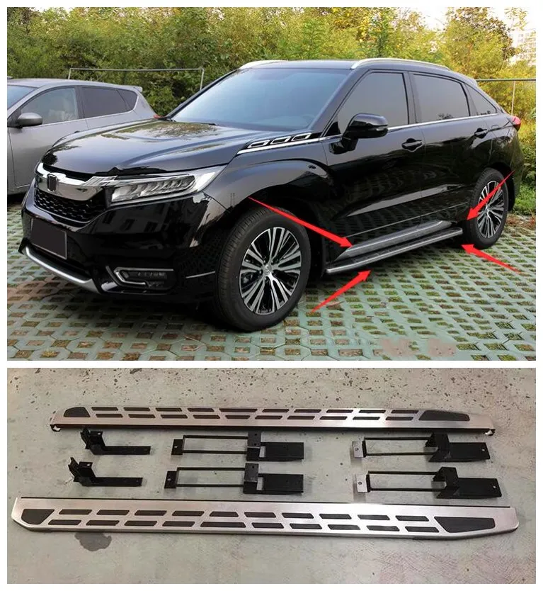 

High Quality Aluminum alloy Running Boards Side Step Bar Pedals Fits For Honda URV UR-V 2017 2018 2019 2020 2021