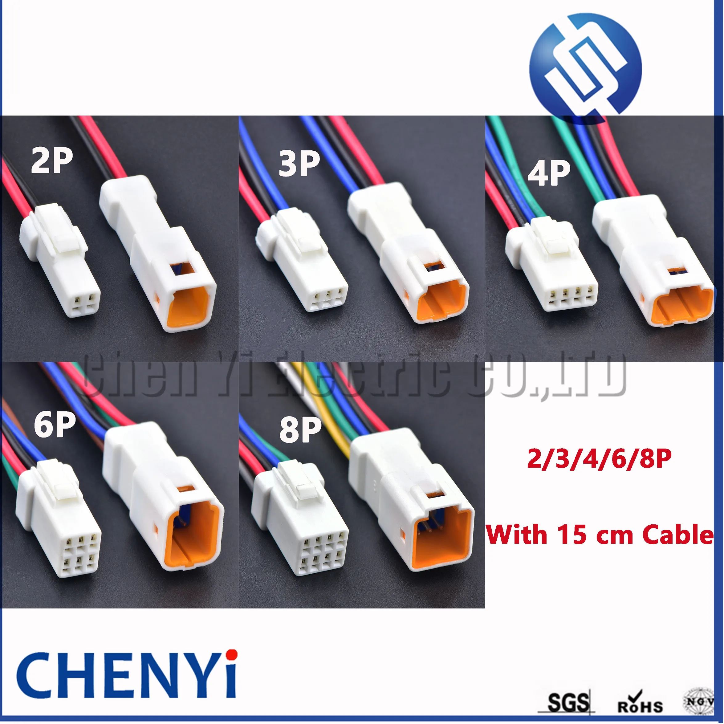 Description Picture 3 of itemJST 2 3 4 6 8 Pin JWPF-VSLE-S JWPF-VSLE-D Auto Waterproof Electronic Connector Wire Harness Butt Plug JST-02T 02R