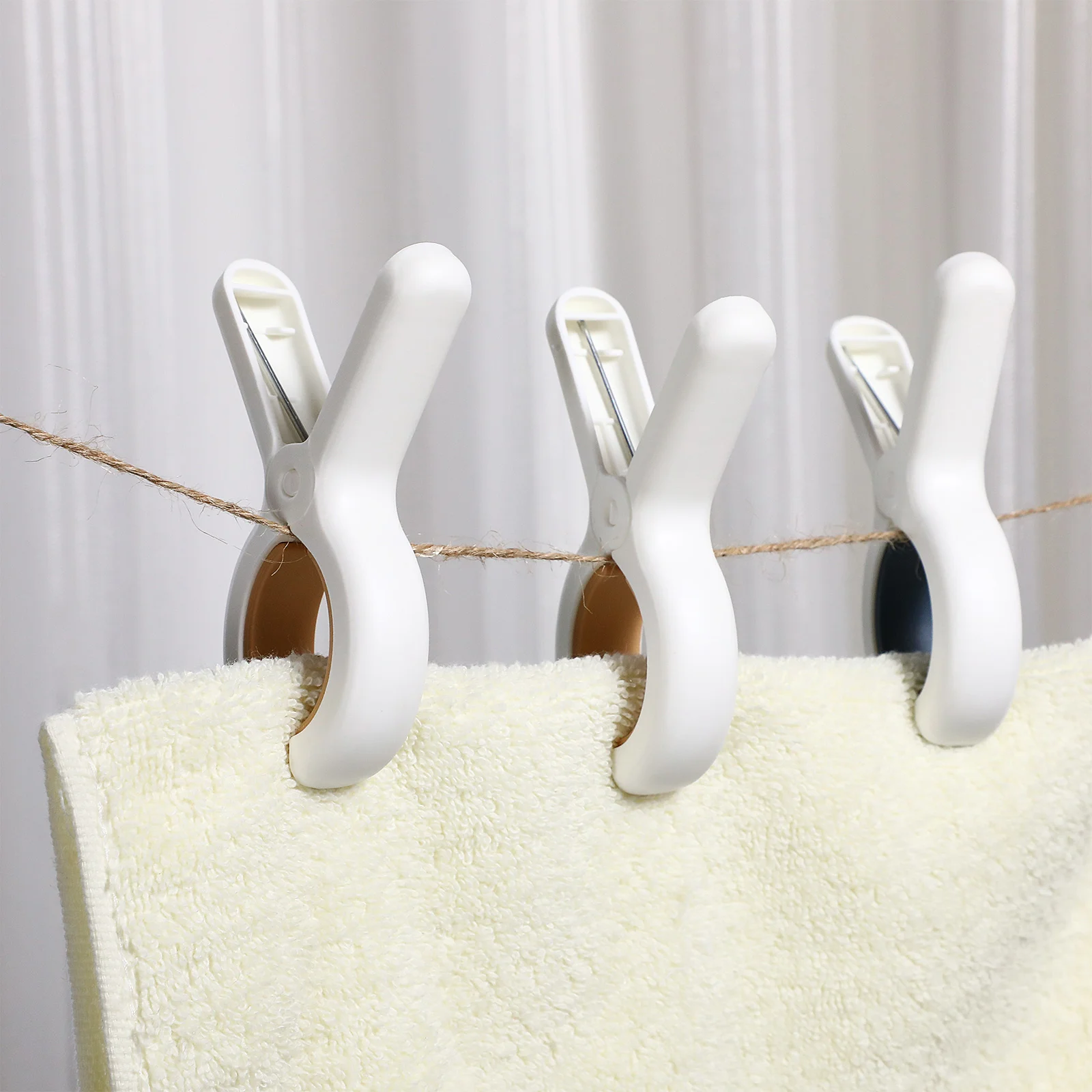 

Clips Clothes Clip Clamps Quilt Towel Hanger Drying Plastic Beach Pegs Clamp Hanging Blanket Outdoor Windproof Fixing Sunbed