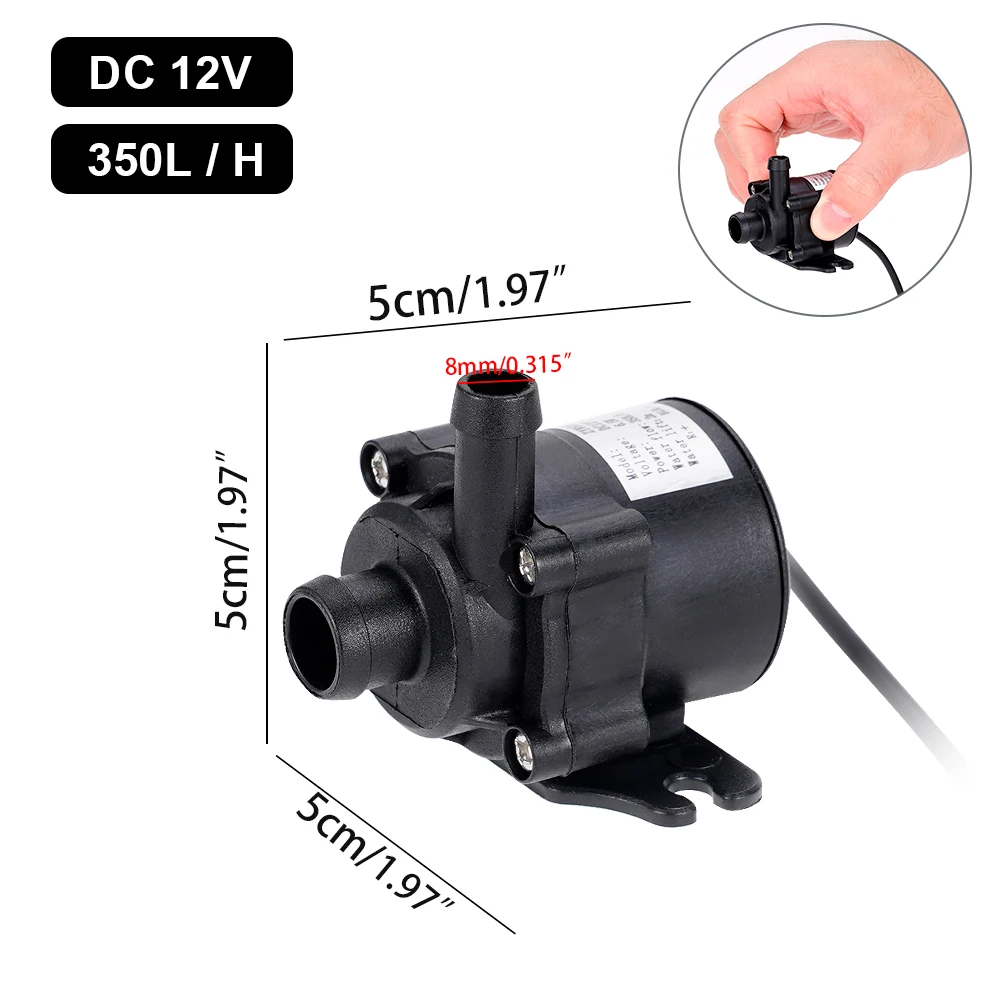 refrigeracao tanque de peixes fontes aquecedor dc 12v 350l h 03