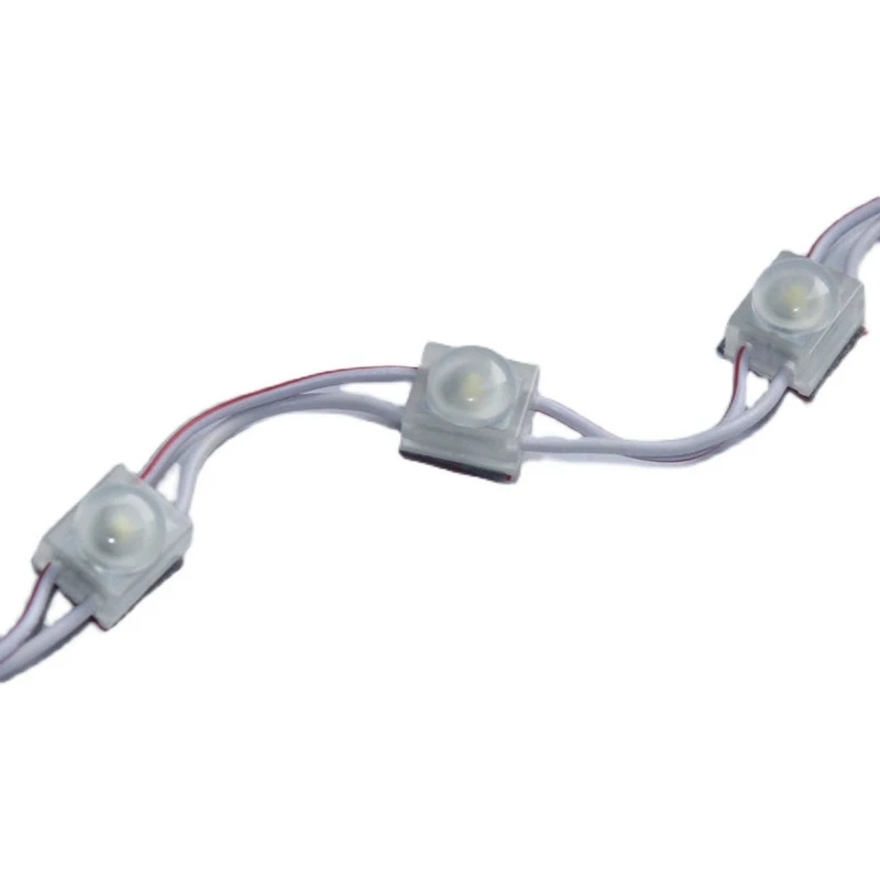 20PCS Small 1LED injection Module light lamp white /warm white DC 12V with lens Waterproof IP65
