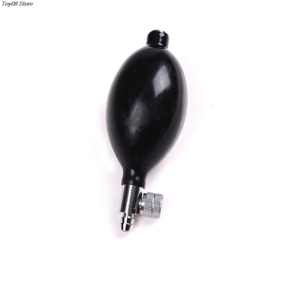 Replacement Manual Air Pump Inflation Sphygmomanometer Oximetro Mercury Blood Pressure Latex Ball Bulb + Air Release Valve 2
