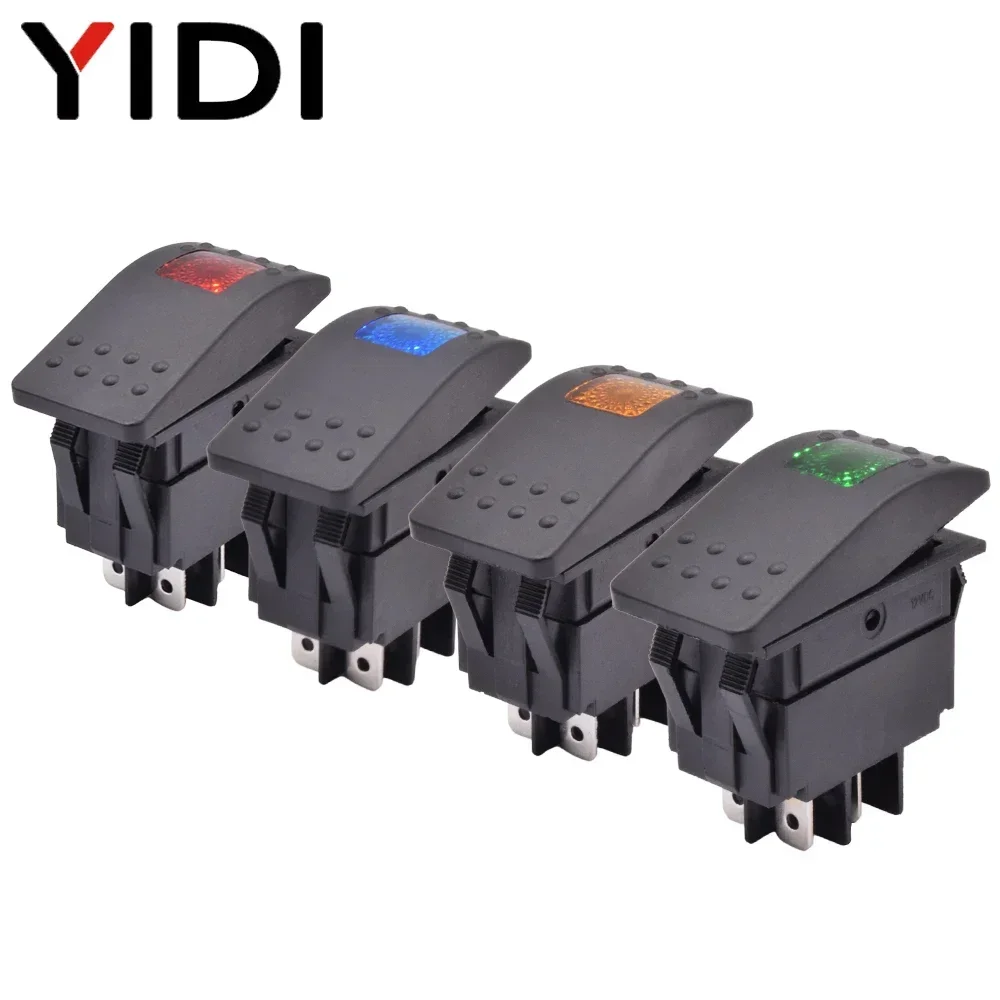 1 Interruptor De Empuje Iluminado Led Verde Dual 3A 12V Para Toyota Landcruiser RVA4 Hilux Tundra 4Runner - AliExprs