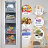 4 Layer Foldable Hanging Storage Bag Multi-functional Fabric Storage Bags for Wall-mounted Cabinet Door Bra Snacks Toys Clothes 2