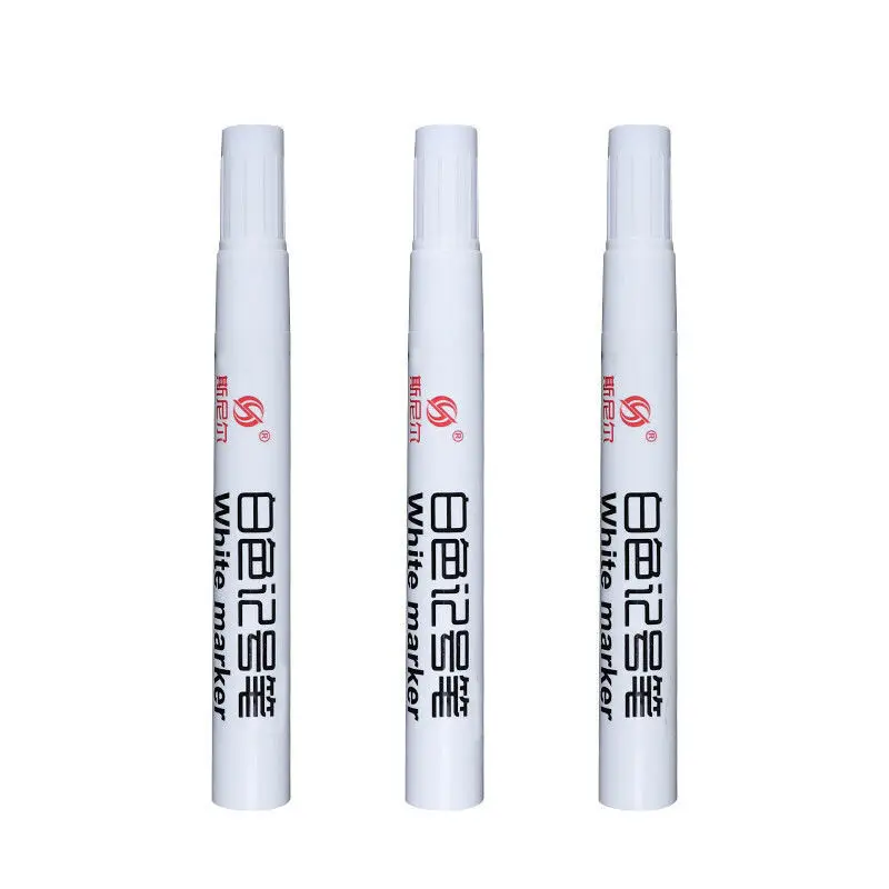 Metal Oily White Marker Pen Graffiti Pens Waterproof Permanent Gel Tire Painting Tyre Tread Pen 5/4/3/2Pcs permanent marker pen white marker pens marker pens permanent marker permanent markers paint marker pen markers pen art markers paint pen art marker pen