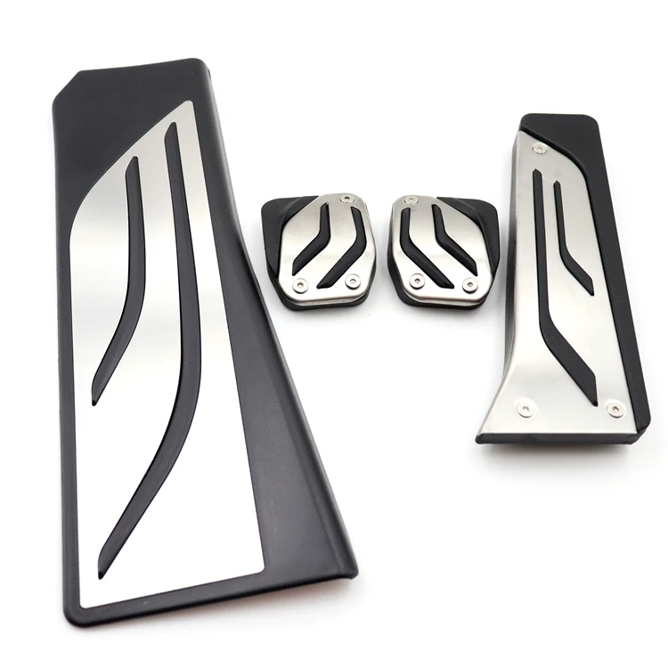 Car Foot Pedal Accelerator Brake Pedal Cover Accessories For BMW 5 6 7 Series F01 F07 F10 F11 F06 F13 X3 F25 X4 F26 Z4 E89 E85