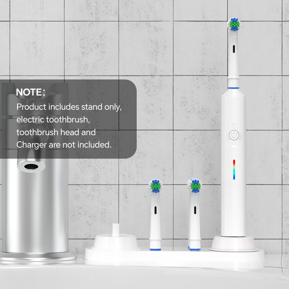 Compatible with Oral B Electric Toothbrush Holder, Toothbrush Heads Stand Base for OralB Pro and D Series Electric Toothbrushes
