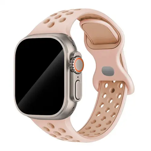 Strap For Apple Watch Band 44mm 49mm 45mm 40mm 41mm 38mm 42mm correa Breathable sports bracelet iwatch series 8 SE 7 6 5 9 Ultra - Image 44