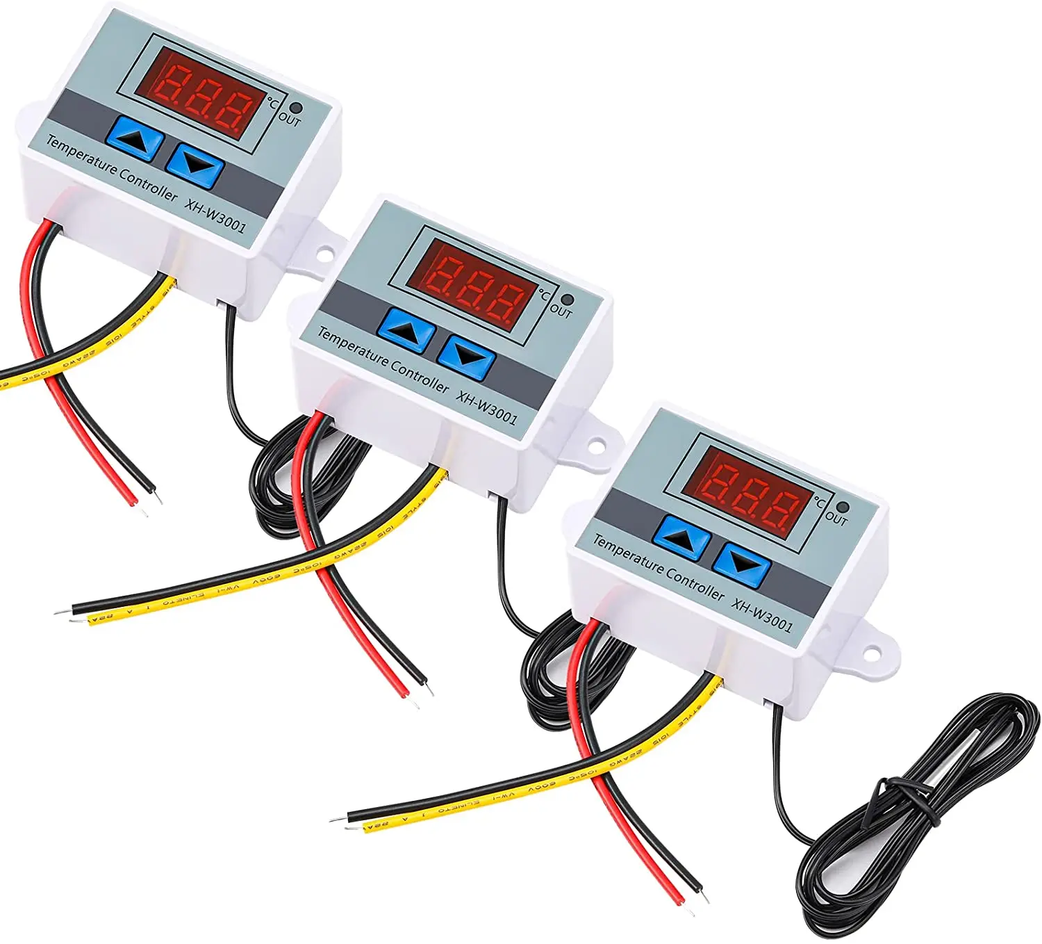 Digital Thermometer XH-W3001/W3002 digital display LED microcomputer hot and cold temperature thermostat control switch 12V 24V 220V
