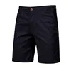 Summer Mens Beach Shorts Solid Basic Cotton Tight Casual Suit Pants Large Size Straight Tube Slim Fit Sweatpants Men Clothing 5