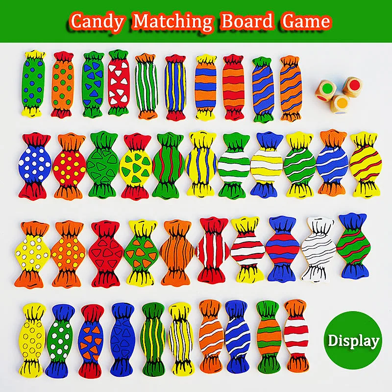 Wooden Color Matching Board Game for Kids Educational Toy